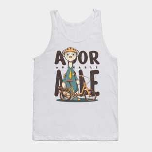 Cute Animal Character Tank Top